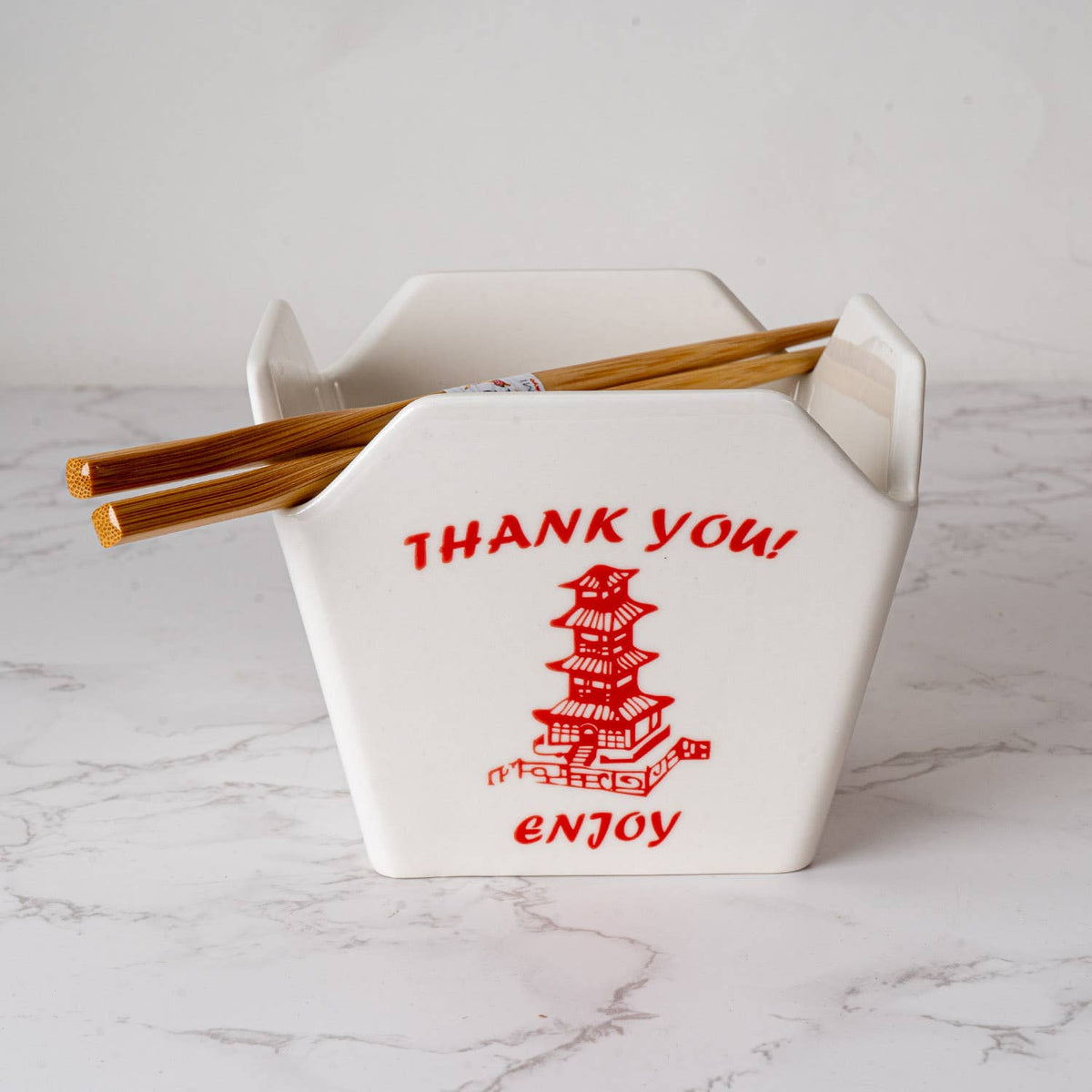 16oz 5"W x 4"H Takeout Box Serving Bowl With Chopsticks Pagodatevanaa16oz 5"W x 4"H Takeout Box Serving Bowl With Chopsticks Pagoda