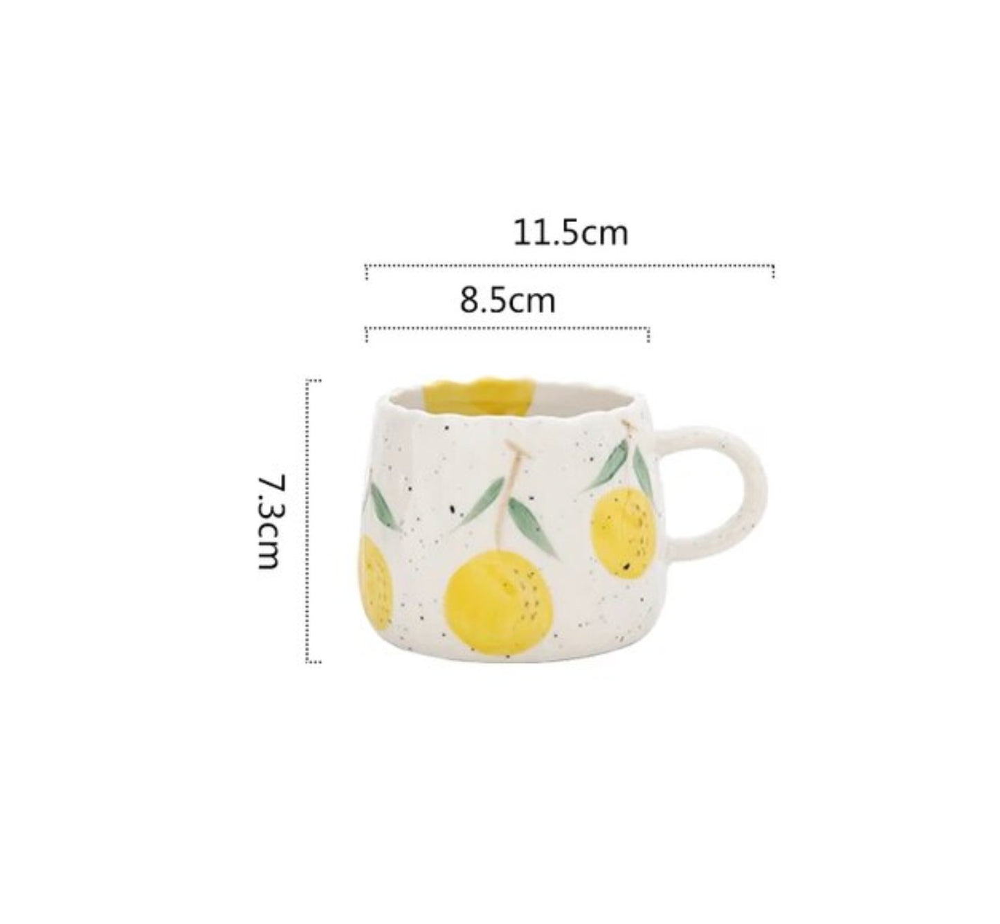 Ceramic Fruit Printed Mugs | Coffee Cups | DrinkwaretevanaaCeramic Fruit Printed Mugs | Coffee Cups | Drinkware