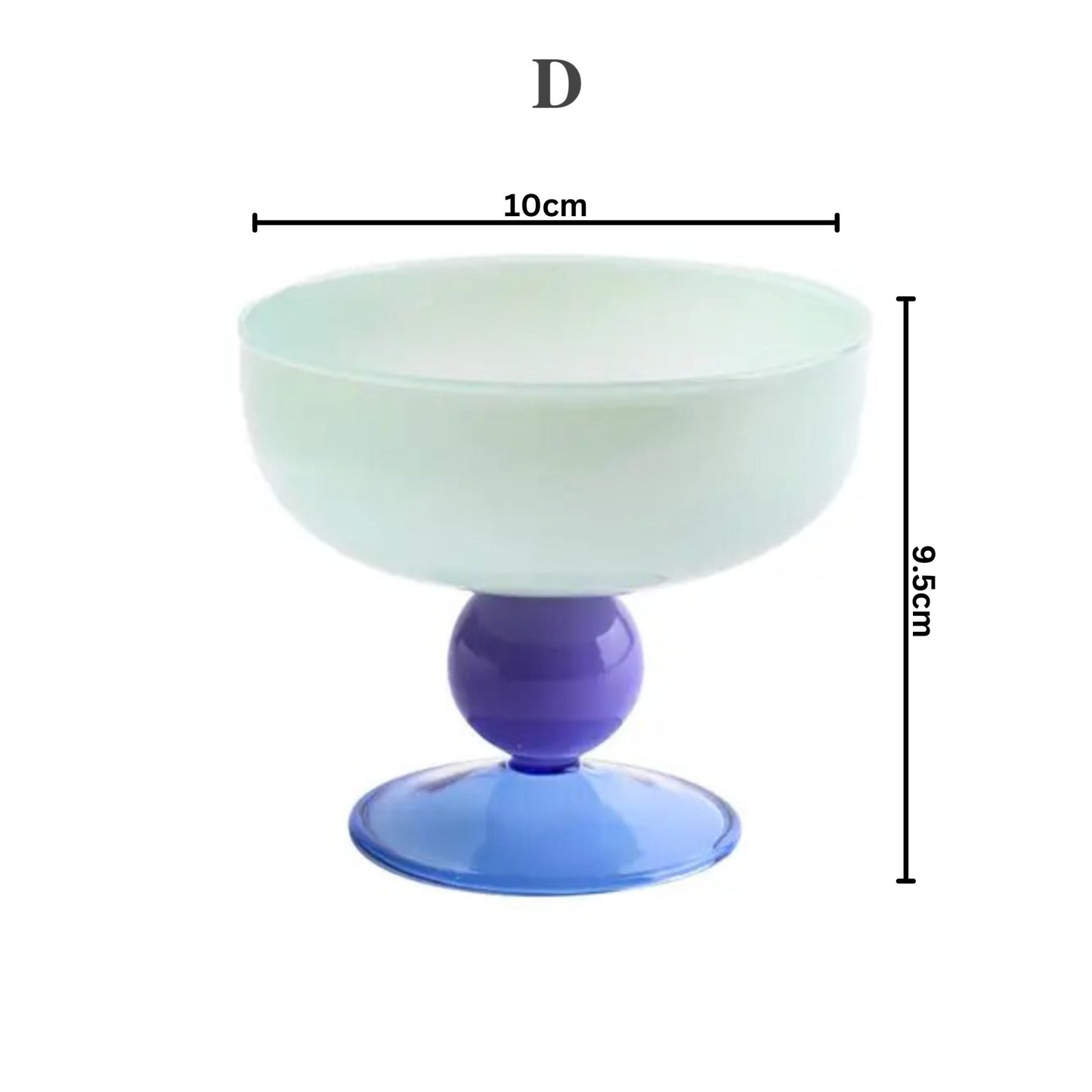 Colorful Nut Fruit Salad Dessert Glass BowltevanaaColorful Nut Fruit Salad Dessert Glass Bowl