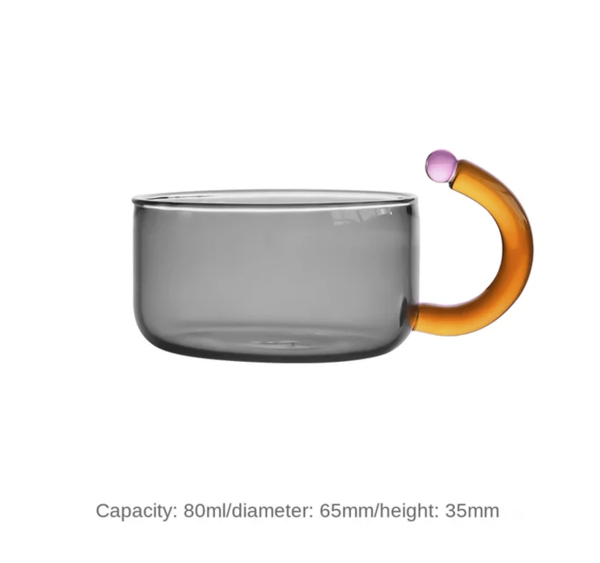 Contrasting Color Glass TeapottevanaaContrasting Color Glass Teapot