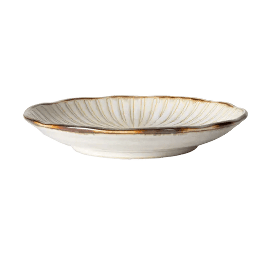 Hasui Tokusa 6.5" Round Appetizer Plate WhitetevanaaHasui Tokusa 6.5" Round Appetizer Plate White