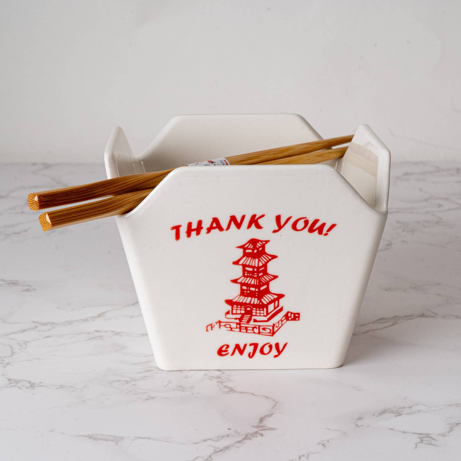 16oz 5"W x 4"H Takeout Box Serving Bowl With Chopsticks Pagodatevanaa16oz 5"W x 4"H Takeout Box Serving Bowl With Chopsticks Pagoda