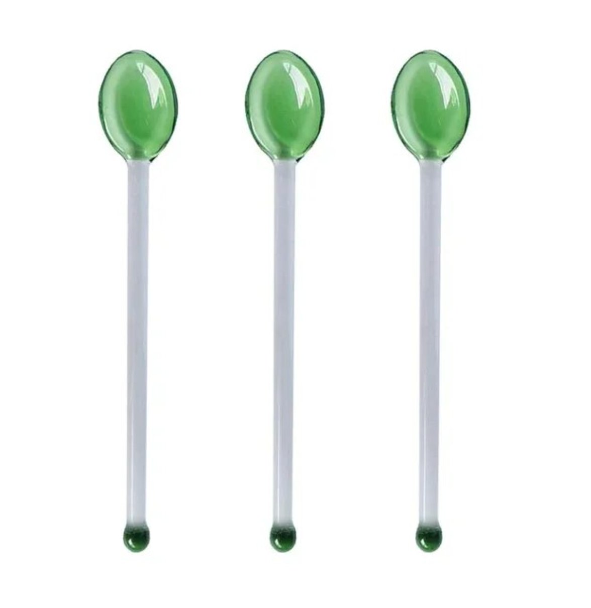 3Pcs Set Glass Coffee Dessert Spoon | Mixing Tea Stirrertevanaa3Pcs Set Glass Coffee Dessert Spoon | Mixing Tea Stirrer