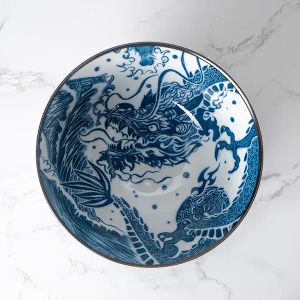 Blue Porcelain Tayo Medium BowltevanaaBlue Porcelain Tayo Medium Bowl