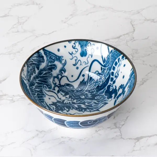 Blue Porcelain Tayo Medium BowltevanaaBlue Porcelain Tayo Medium Bowl