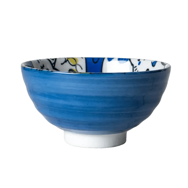 Bunch of Cats 11oz Porcelain Rice Bowl BluetevanaaBunch of Cats 11oz Porcelain Rice Bowl Blue