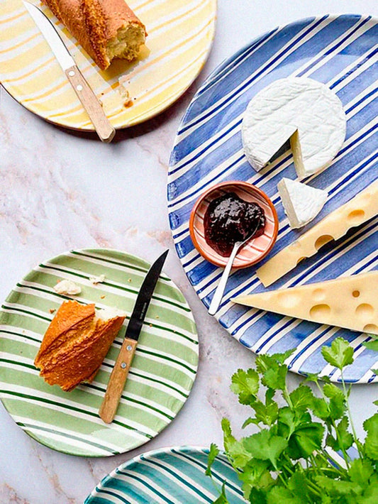 Casa Cubista Cabana Plates and Bowls - GreentevanaaCasa Cubista Cabana Plates and Bowls - Green