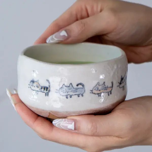 Cats Mini Matcha BowltevanaaCats Mini Matcha Bowl