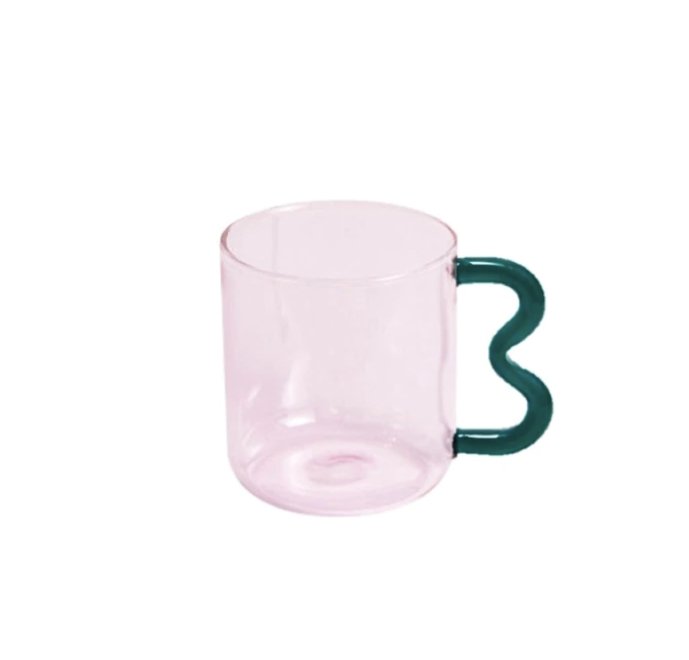 Colorful Ear Glass MugtevanaaColorful Ear Glass Mug