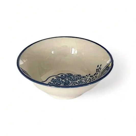 Great Wave 3.75"Dia Porcelain Sauce DishtevanaaGreat Wave 3.75"Dia Porcelain Sauce Dish