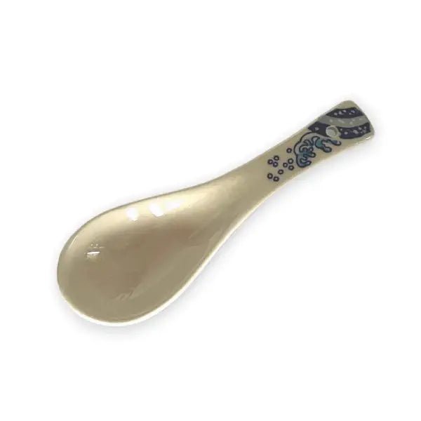 Great Wave 5.5"L Porcelain Soup SpoontevanaaGreat Wave 5.5"L Porcelain Soup Spoon