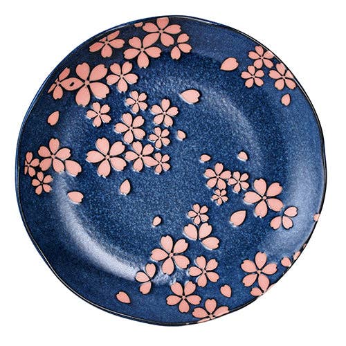 Hasui Sakura 10"Dia Porcelain Round Dinner PlatetevanaaHasui Sakura 10"Dia Porcelain Round Dinner Plate