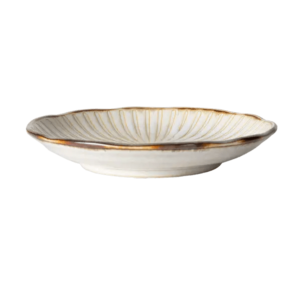 Hasui Tokusa 6.5" Round Appetizer Plate WhitetevanaaHasui Tokusa 6.5" Round Appetizer Plate White