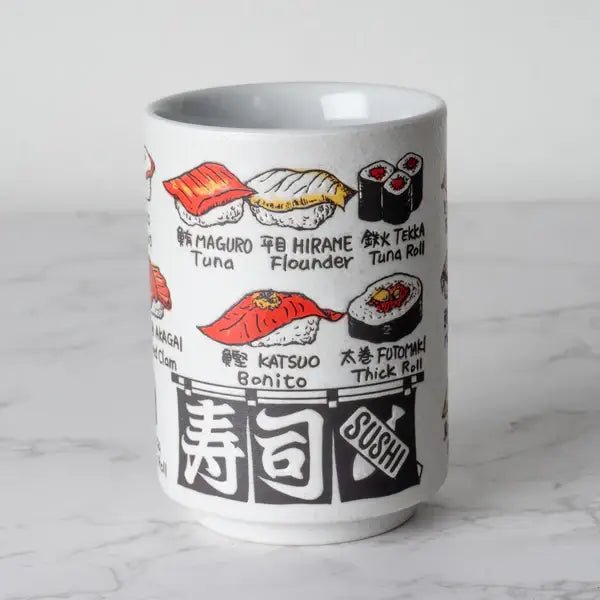 Japanese Sushi Yunomi Style Tea CuptevanaaJapanese Sushi Yunomi Style Tea Cup