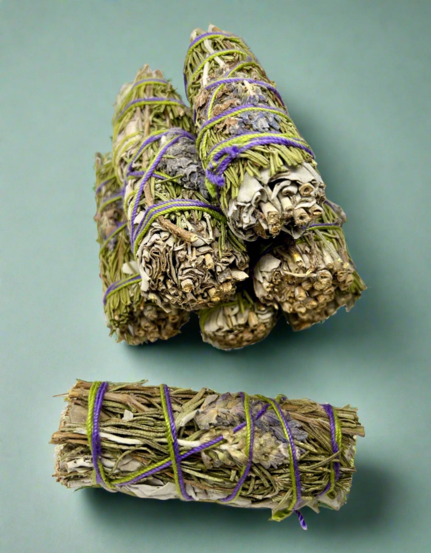 Lavender with Rosemary and White Sage BundletevanaaLavender with Rosemary and White Sage Bundle