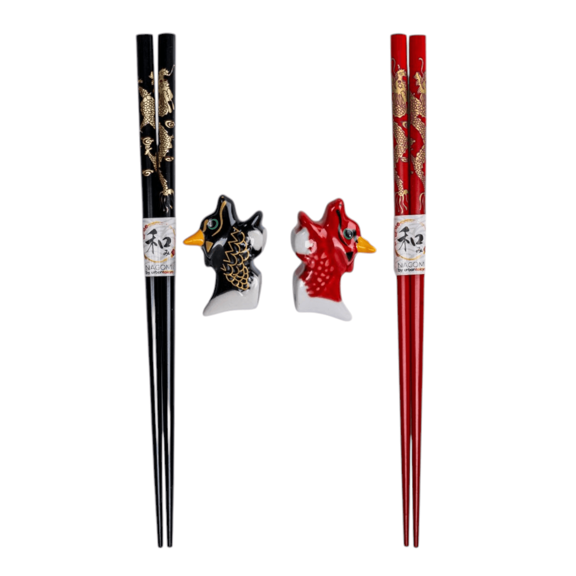 Oriental Dragon 2 Pair Chopsticks and Chopsticks Rests Gift SettevanaaOriental Dragon 2 Pair Chopsticks and Chopsticks Rests Gift Set