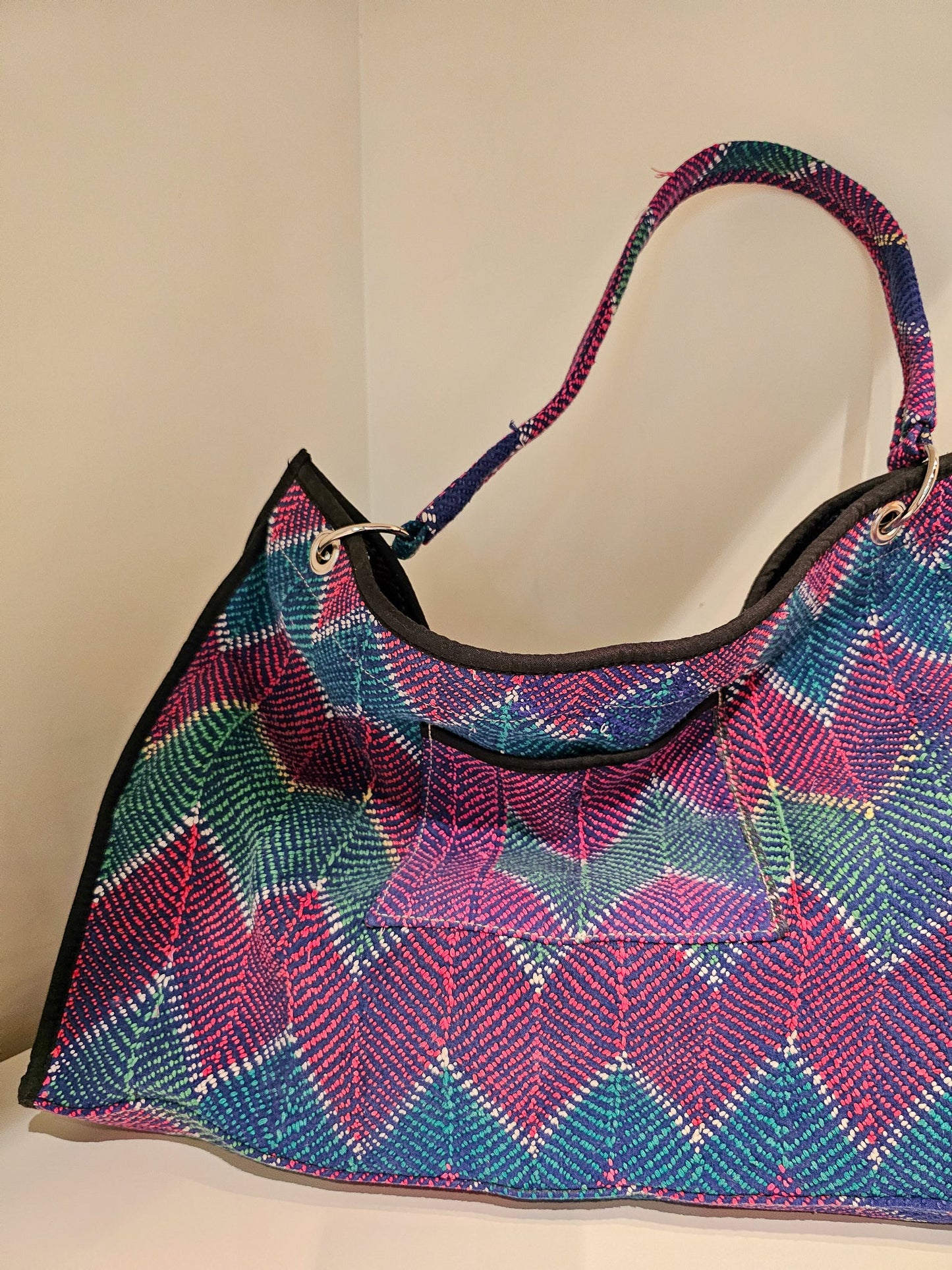 Recycled Cotton Kantha Tote - DiscotevanaaRecycled Cotton Kantha Tote - Disco