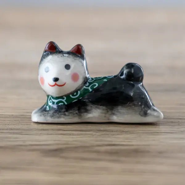 Shiba Inu Porcelain Chopsticks Rest 2"LtevanaaShiba Inu Porcelain Chopsticks Rest 2"L