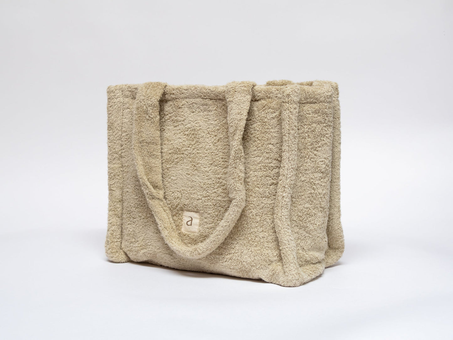 The Cloud Terry Tote Bag in Sage Greentevanaa